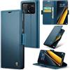 Rerzoiro Cover per Xiaomi Poco X6 Pro 5G Custodia Portafoglio [Blocco RFID] Premium Pelle PU Wallet Case Flip Libro con Porta Carte Slot Supporto Flip Case per Xiaomi Poco X6 Pro 5G, Blu