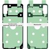 IS-TECK Copribatteria adesivo compatibile per Samsung Galaxy A7 2018 A750 nastro adesivo guarnizione striscia pellicola posteriore