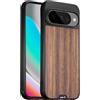 Mous Cover per Google Pixel 10/10 Pro (2025), Compatibile con Qi2 MagSafe e Pixelsnap - Limitless - Google Pixel 10/10 Pro Custodia in Naturale Legno - Antiurto, Anti-Graffio, Marrone