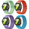 chinbersky 20mm Nylon Intrecciato Cinturino Compatibile con Samsung Galaxy Watch 4/5/6/7 40mm 44mm/Galaxy Watch5 Pro/Watch 4&6 Classic/Active 2 40mm 44mm/Watch3 41mm/Gear Sport/Gear S2 Classic