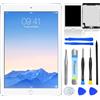 NB+ Touch Screen LCD Ricambio for iPad Air 2 A1566 A1567 9.7 Pollice 2014 Display LCD Unità Digitizer Frontale Pannello di Vetro Bianco con Strumenti