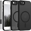 Custodia In Pelle A Portafoglio Per IPhone 7/8/SE 2020 – Con Slot Carte E Supporto, Chiusura Magnetica, Blu - 4