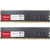 Gigastone 【DDR4 RAM】GIGASTONE 16GB Kit(2x8GB) DDR4 3200MHz (2933MHz or 2666MHz) PC4-25600 (PC4-23400/21300) CL22 1.2V UDIMM 288pin Unbuffered Non ECC Ideale PC Desktop alta prestazione Memoria Upgrade