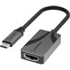 SABRENT Adattatore 4K da USB di tipo C a HDMI, plug-and-play, 4K a 60Hz, supporto HDR10/Dolby Vision, compatibile con laptop, tablet, smartphone e dispositivi di gioco, design portatile in alluminio