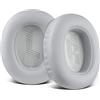 SOULWIT Cuscinetti Auricolari Ricambio per JBL E65 (E65BTNC)/Live 650 (650BTNC)/Live 660(660NC)/Live 770NC/Duet NC Over-Ear Cuffie, Padiglioni Cuffie con Pelle Morbida, Schiuma Antirumore