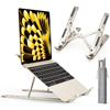 iVoler Supporto PC Portatile, Porta PC Pieghevole, Laptop Stand con 6 Tipi di Angoli Regolabili, Alluminio Ventilato Supporto per Porta Computer/MacBook/PRO/Air/iPad Laptop, 10-15,6 - Galassia