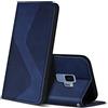 ZONNAVI Cover per Samsung Galaxy S9, Flip Custodia Pelle PU con [Slot Cart] [Supporto Stand] [Magnetica], Cover a Libro Portafoglio per Samsung Galaxy S9 (Blu)