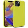 MyGadget Cover per iPhone 14 - Custodia Protettiva in Silicone Morbido - Case TPU Flessibile - Ultra Protezione Antiurto & Antigraffio - Giallo