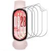 Snailcanfly Pellicola idrogel 5pcs per Xiaomi Smart Band 10 / Mi Band 10 NFC Smart Watch Trasparente TPU Pellicola Protettiva Schermo Touch Sensibile, HD Clear, Ultra Sottile, Auto Guarigione