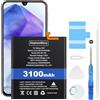 ElephantStory Batteria per Samsung Galaxy A40 SM- A405F, EB-BA405ABE 3100 mAh Batteria di Ricambio Batteria Sostitutiva ai Polimeri di Litio con Strumenti di Riparazione e Guida