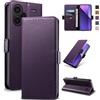 Yunubeyii Cover Libro per Xiaomi Redmi Note 13 Pro+/Pro Plus 5G - [Blocco RFID] Luxury PU Leather Portafoglio Card Holder Magnetic Phone Custodia con Kickstand, Cover Protettiva Antiurto, Viola