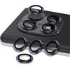 Yieehhow Pellicola Fotocamera per Xiaomi Redmi Note 14 Pro 4G, [Nero, 2 Pezzi] Vetro Temperato Telaio Metallo Pellicola Fotocamera Posteriore, Individuale Protezione Obiettivo per Redmi Note 14 Pro 4G