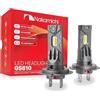 Nakamichi Serie GS810 Lampadine LED H7 per Fari e Fendinebbia, 12.000 Lumen 44W per Set, Bianco Caldo, Plug and Play, Fascio 1:1, Confezione da 2, 3000K, H7