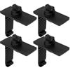 OTOTEC 4 clip di fissaggio antiscivolo per tappetini auto, 54,5 x 25 mm, a vite, compatibili con Honda, compatibili con Civic Jazz CR-V HR-V compatibile con i modelli Acura
