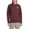 Scotch & Soda Essential Badge Logo Crewneck Sweatshirt, Maglia di Tuta Uomo, Berry Wine 6637, M