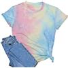 SUWATOIN T-shirt tie dye per donna estate girocollo manica corta camicie casual vestibilità ampia top, Multicolore 1, XXL