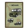Les Collections Rétro IETSCPXL-15045 MAXI GRANDE CARTE XL 22 x 31 cm Citroen Méhari Verde Cachi Licenza Ufficiale Automobile Auto da Collezione - Interno Bianco 44 x 31 cm - Con Busta, Partenza Ritirata Compleanno