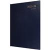 Collins Agenda settimanale Essentials, 12 mesi, metà accademico, luglio 2025-luglio 2026, copertina rigida A4, blu scuro