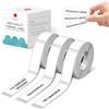 Phomemo D30 Etichette Adesive per l'Organizzazione e la Classificazione dei Documenti - Compatibili con le Stampanti Termiche D30, Q30S, Q30 e Q31, 12mm x 40mm, 3 rotoli, bianco