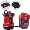 Einhell GE-DP 18/25 Li - Pompa a immersione acque scure - 18V 2,5Ah e caricabatteria
