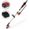 Einhell GE-HC 18 Li T - Potatore - Tagliasiepi su asta di prolunga telescopica a batteria - 18V 5.2Ah