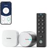 tedee GO2 Alu Serratura Smart WiFi con Impronta Digitale e Accesso Remoto | Sblocco Automatico | Serratura Elettronica Senza Cambio Cilindro | Compatibile con Matter, Alexa, Google Home, Apple HomeKit