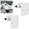 TEKCAM 2 pezzi Supporto per grondaia, compatibile con Eufy Security SoloCam S340/E30/E42, nessuna installazione di foratura, viti antiruggine, supporto per fotocamera SoloCam S340/E30, supporto per grondaia