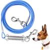Mi Metty Tie Out guinzaglio per cani, guinzaglio con molla ammortizzante, guinzaglio per cani da cortile, guinzaglio per cani di taglia media e grande