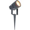 Ledvion Faretti Esterno Lampade IP44 1W GU10 picchetto senza lampadina | Per giardino terrazza vialetto aiuole e luce decorativa esterna