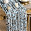 Artoid Mode Garza, asciugamano da formaggio, blu, grigio, zucca, foglie, autunno, runner da tavola 70 x 300 cm, decorazione da tavolo da cucina, decorazione per interni in, decorazione per