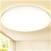 Swoieltr Plafoniera LED Soffitto 36W Lampada da Soffitto 4000K Ø37CM