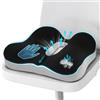 DmTown - Cuscino per sedile in memory foam, cuscino ergonomico per coccige per sollievo dal dolore al coccige e sciatica, cuscino anti-pressione per emorroidi, cuscino per sedile auto per la guida