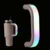 BTFO Manico Bicchiere Illuminato a LED in 6 Colori per Stanley 40oz/30oz, Manico Bicchiere Illuminato Ricaricabile per Esterni Feste Casa Uso(Rosa)