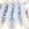 Duories Ghirlanda natalizia,10 m,con fiocchi neve,colore bianco,decorazione natalizia,ghirlanda invernale,ghirlanda Natale,decorazione per finestre,accessori Natale per porte,camini,scale,porte,camini