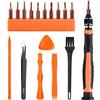 ASTARON Set di cacciaviti 17 in 1 per MacBook, Kit di strumenti di riparazione con T3 T4 T5 T6 T8 P2 P5 PH000 Ph00 Y00 Punta Torx magnetica e strumento di apertura per laptop, Xbox, PS4