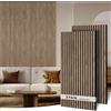 AKK-ART Pannelli acustici in legno, 120 x 60 cm, set da 2 (1,44 m²), pannelli da parete 3D con impiallacciatura di legno e feltro, per studio, soggiorno e ufficio, rivestimento decorativo da parete