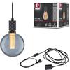 Paulmann 78436 Sospensione a soffitto Neordic Tilla incl. spina senza lampadina max. 20 Watt lampada a sospensione nero metallo E27
