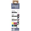 PEBEO Pébéo - Setacolor Set Principianti - Pittura per Tessuti Chiari Opaca - Kit 6 Colori, Base Acqua - 6 Flaconi da 20 ml - Giallo Limone + Rosso Cardinale + Fucsia + Blu Cobalto + Verde Muschio + Nero