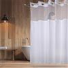 YQN Shower Curtain, No Hook White Shower Curtains for Bathroom Hotel, Waterproof Machine Washable Fabric Shower Curtain with Magnets, White 74 LX71 W