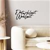 Wallity Hanah Home Elegante accessorio decorativo da parete in metallo, 55 x 23 cm, 100% metallo, spessore 1,5 mm, design leggero e moderno per la decorazione della casa