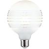 Paulmann 28744 Lampadina LED G125 Globe lampadina dimmerabile da 4,5 Watt cerchio a specchio argentato luce efficiente vetro luce oro 2600 K E27