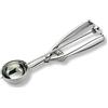 PARENCE.- Paletta per gelato in acciaio inox 24 cm - Pala con testa da 6 cm - manico lungo e grilletto - per gelato, pasta biscotto, purea, melone, sorbetto - resistente e facile da usare