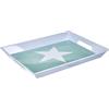 Gedalabels 13992 Vassoio Stelle, Melamina, Turchese, 37.5 x 29 x 4 cm