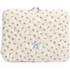 GSenhui Puffy Custodia per laptop da 11 a 15 pollici, motivo floreale, compatibile con MacBook Air/Pro Case da 13,3 a 13,6