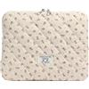 Starnearby Custodia per Laptop, Custodia Protettiva per Laptop con Motivo Floreale, Custodia Protettiva per Computer Portatile, Cover PC Portatili Compatibile con 11/13/14/15/16 pollici