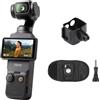 DJI Osmo Pocket 3 Bundle, Fotocamera per Vlog con CMOS da 1'', 4K/120fps, Stabilizzazione a 3 Assi, Tracciamento di Volti/Oggetti, Messa a Fuoco Rapida (Supporto Tracolla Zaino)