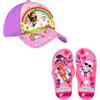 Gabby's Doll House Cappello Baseball e Infradito Ragazze, Set Estivi Design Casa Bambole di Gabby | Taglia EU 27/28