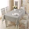 Wondder Tovaglie Stampa del Triangolo Della Tovaglia Della Tela di Cotone per la Tovaglia Multifunzionale Della Copertura Decorazione Domestica Della Cucina (120x160cm (47x63inch), Grigio)