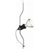 FLOS Parentesi Dimmer Element, Elemento Aggiuntivo per Lampada Parentesi, Composto da Archetto in Metallo, Portalampada e Cavo con Spina, Versione Dimmerabile, Colore Nichel