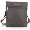 RONCATO STREET Borsello Uomo a Tracolla Regolabile Piatta - 23x25x1 cm - Colore Antracite